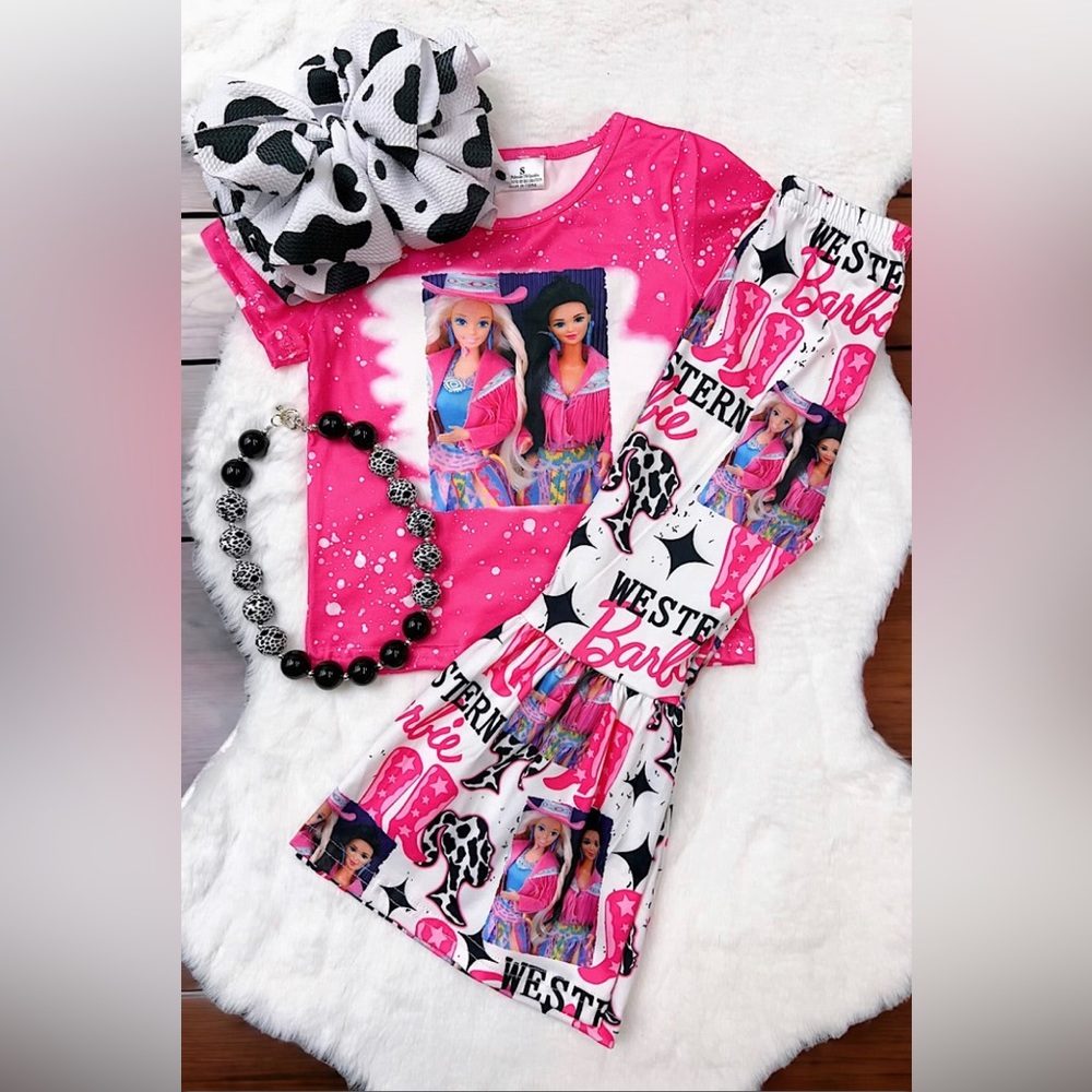 Brand NWT Barbie 2 piece set only